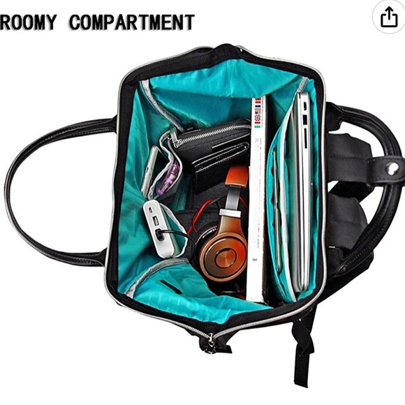 Kroser backpack with laptop protection/usb charge port. Black. Great work/travel - Picture 4 of 10